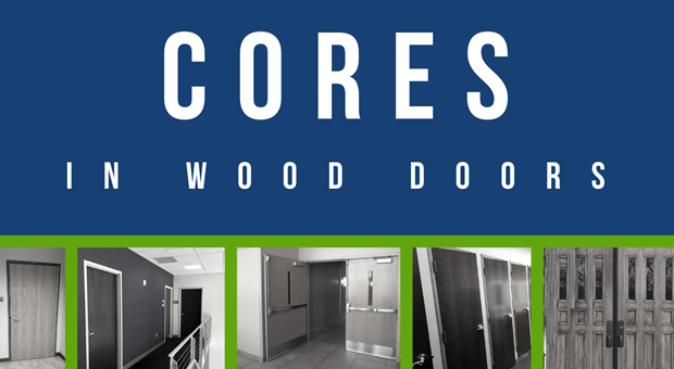 Cores in wood doors