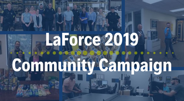 Collage of LaForce employee fundraiser
