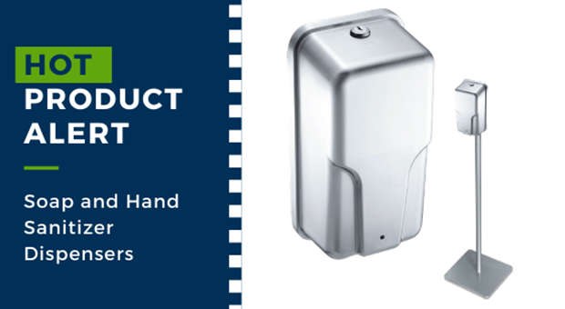 Touch-Free Soap and Hand Sanitizer Dispensers!