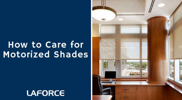 Motorized Shades in office