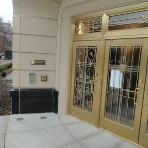 Cabrini Chapel in Chicago Gold Doors
