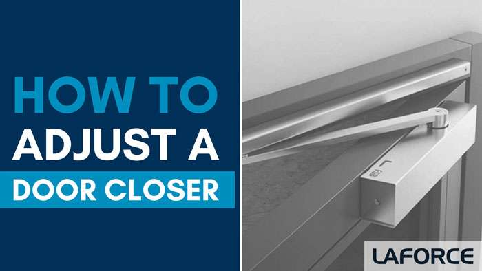 commercial door closer adjustment in 6 steps