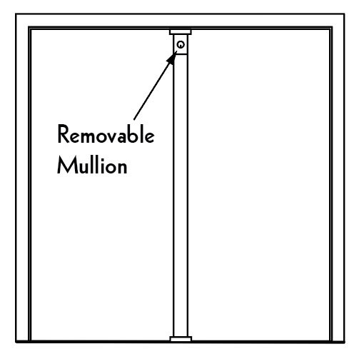 removable mullion