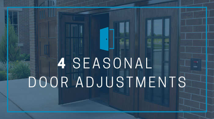 4 Common Door Problems when the Seasons Change